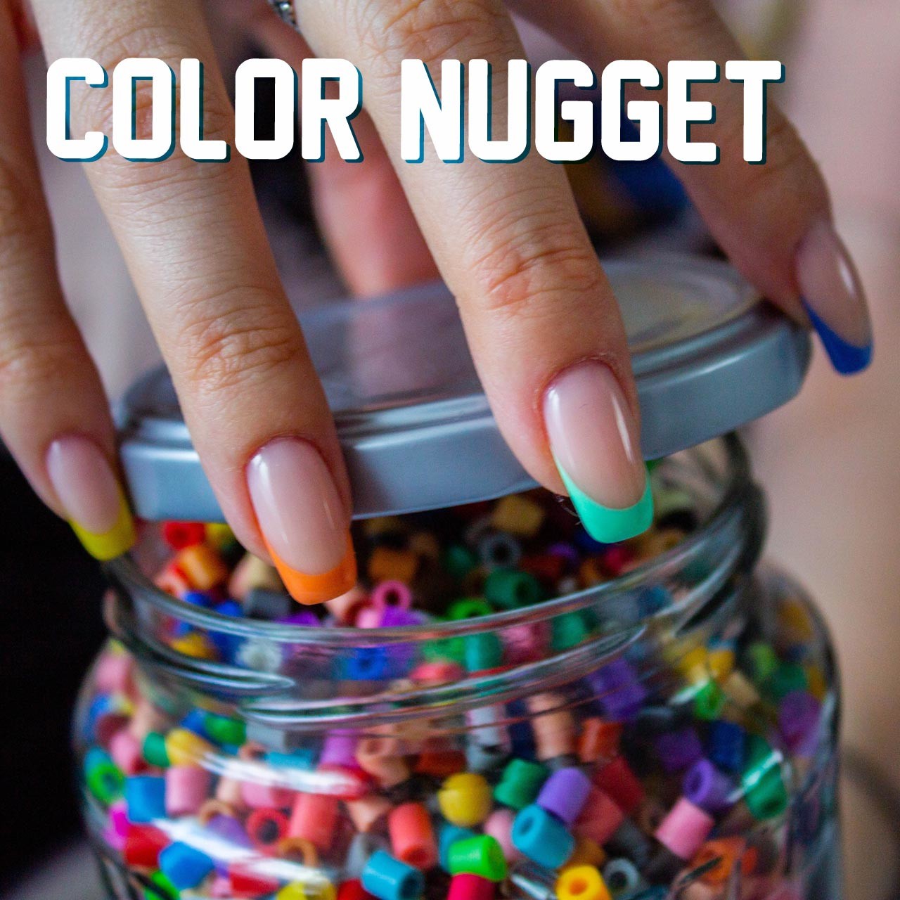 Shellack Color Nuggets zur Farbpräsentation