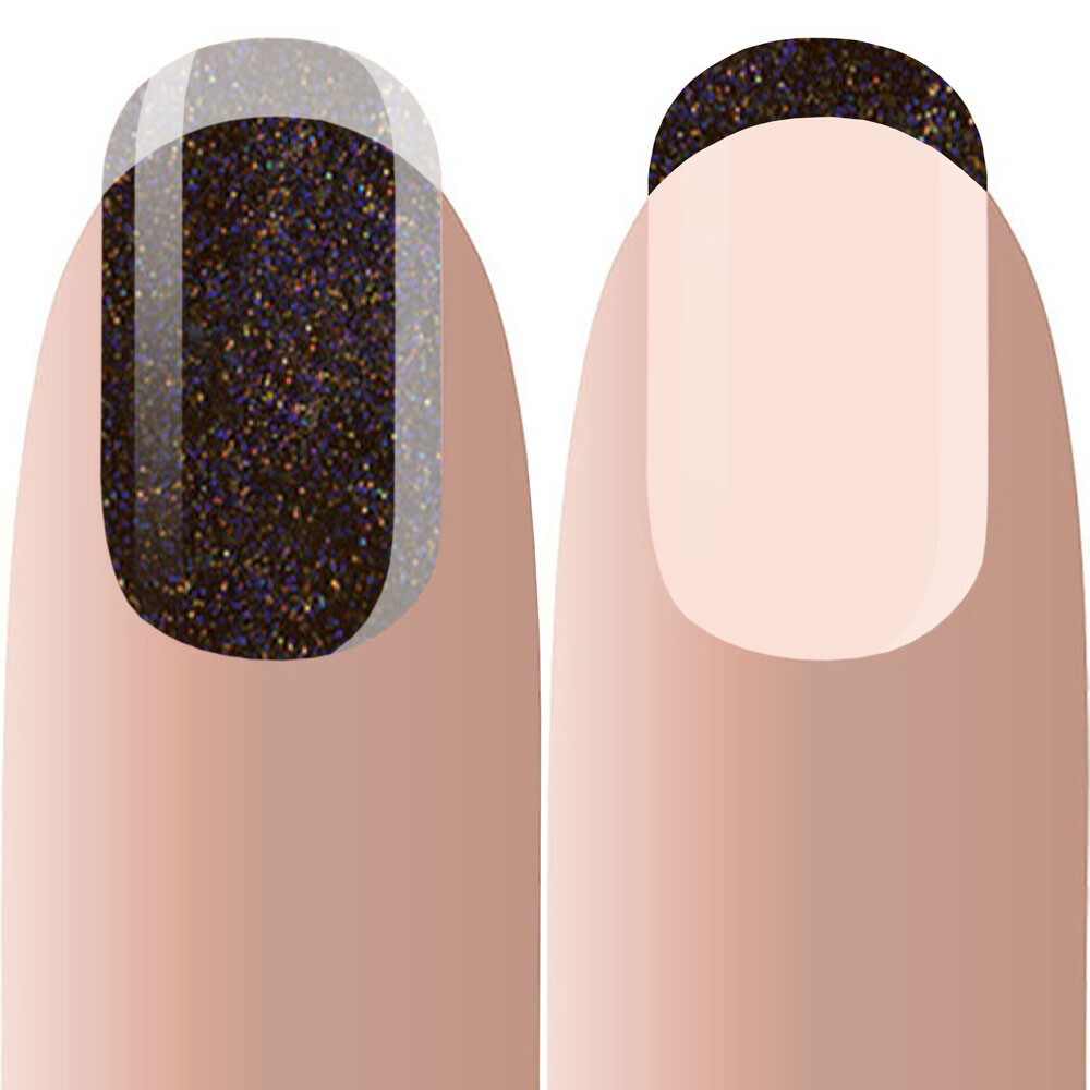 Acryl Color DARK BROWN GLITTER 10g