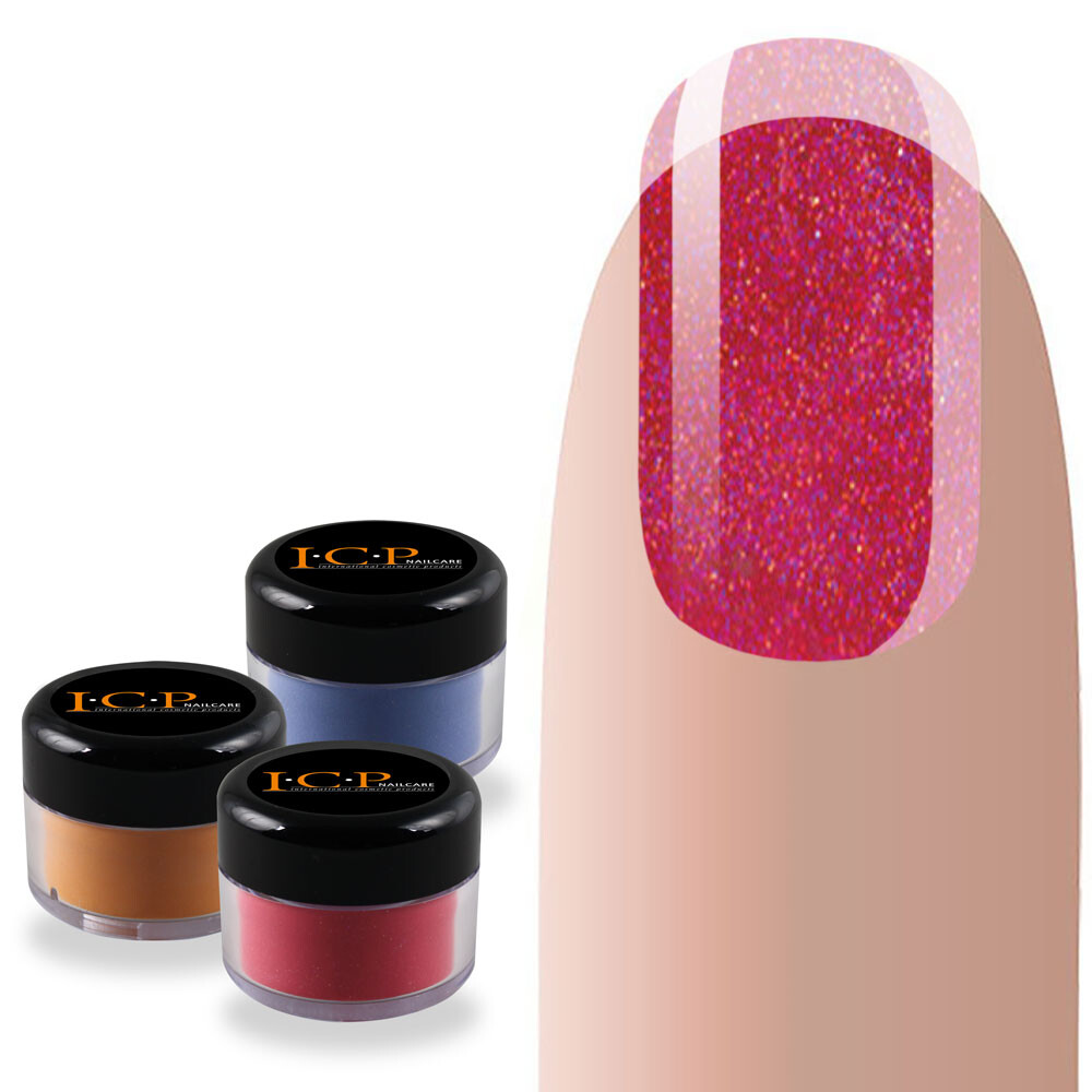 Acryl Color PURPLISH RED GLITTER 10g