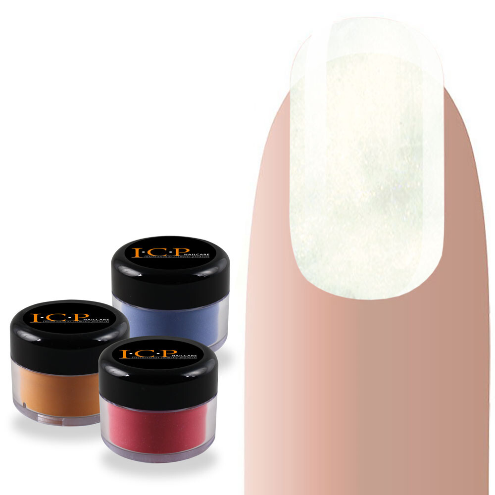 Acryl Color WHITE GLITTER 10g