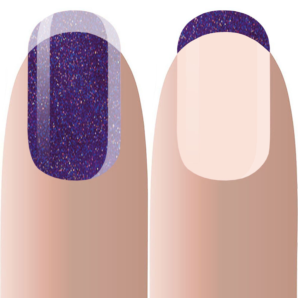 farbiges Acryl Pulver in INDIGO GLITTER, 4,90