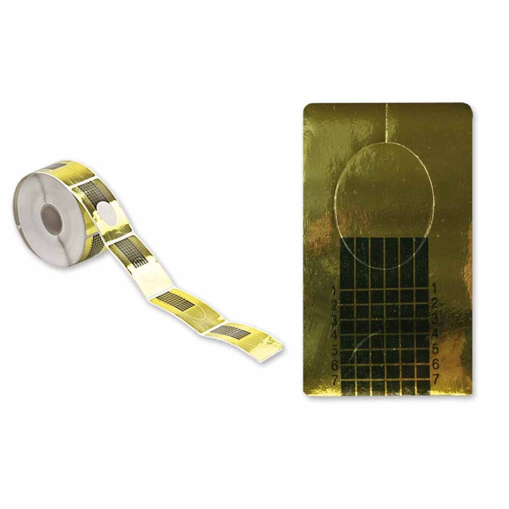 Schablone Gold lang - 500 Stück