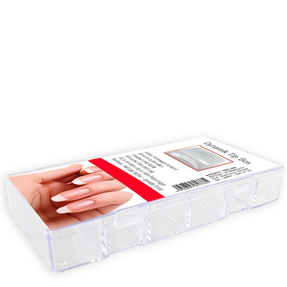 Nageltip-Box - 250er - Typ: Dynamik-Tip