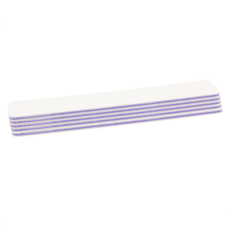 Nagelfeile - extra-breit weiß (VPE: 5 Stück) K100-180