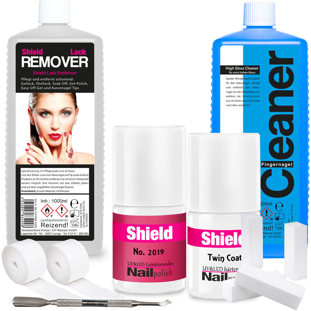 Starterset Gel-Nagellack Shield Lack