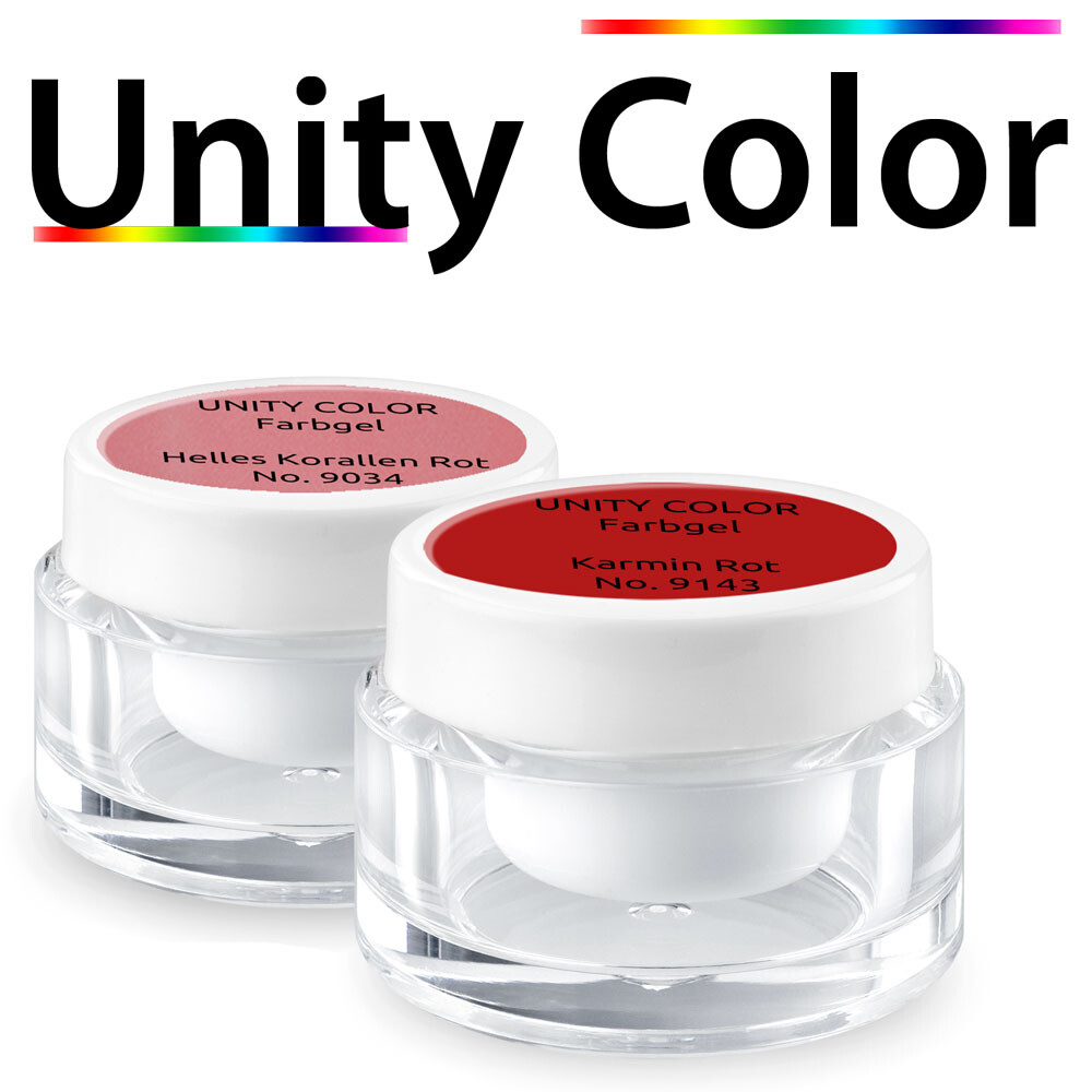 Premium Farbgel UNITY COLOR Rubin Rot