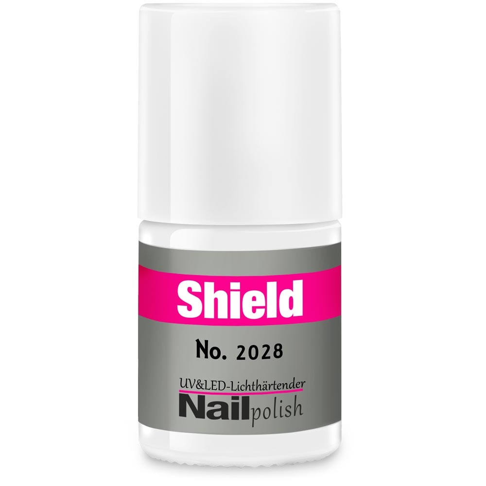 Gel-Lack - Shield Lack - LED & UV-Nagellack Grau 2028