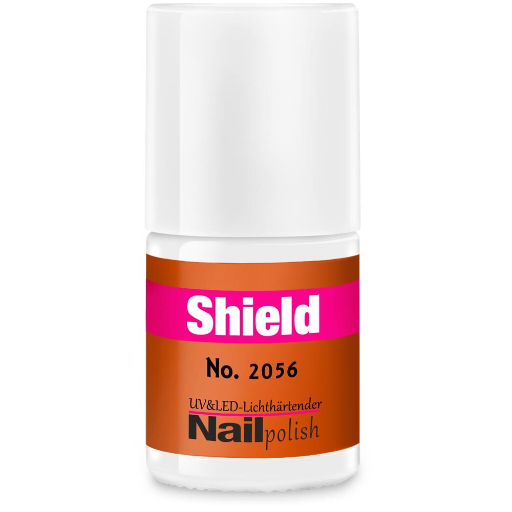 Gel-Lack - Shield Lack - LED & UV-Nagellack Neon-Flammenrot 2056