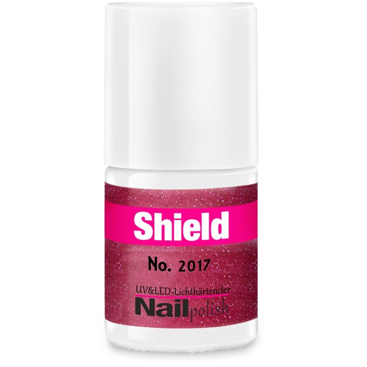 Gel-Lack - Shield Lack - LED & UV-Nagellack Pearly-Dark-Red 2017
