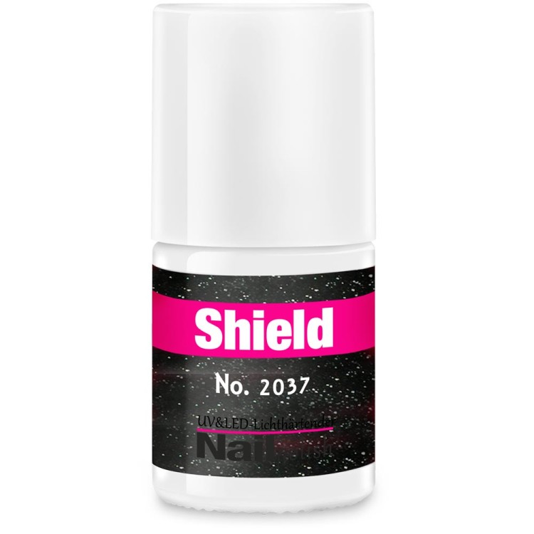 Gel-Lack - Shield Lack - LED & UV-Nagellack Perly-Black 2037