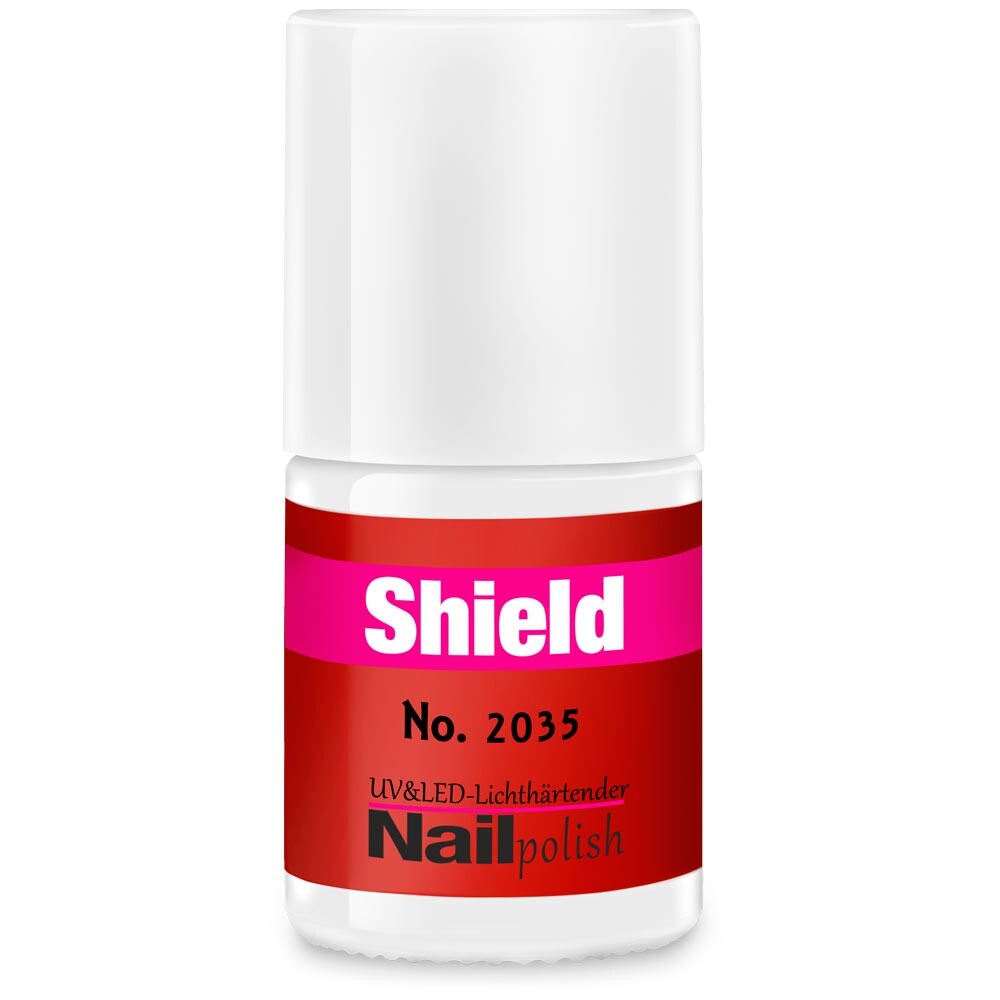 Gel-Lack - Shield Lack - LED & UV-Nagellack Rot 2035
