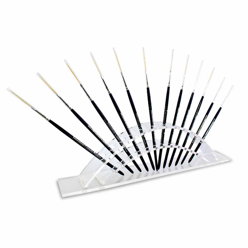 Acryl Pinsel Display halbrund