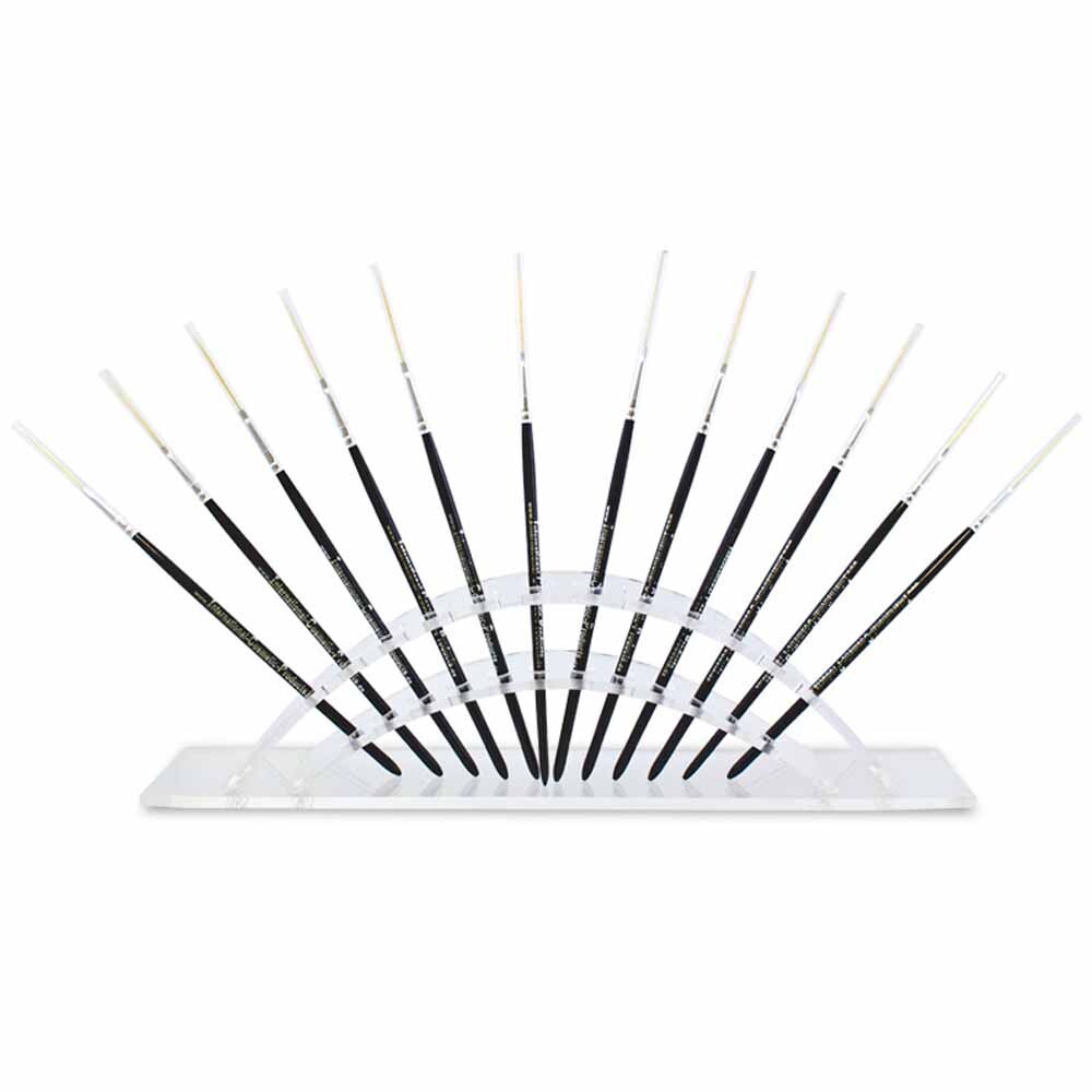Acryl Pinsel Display halbrund