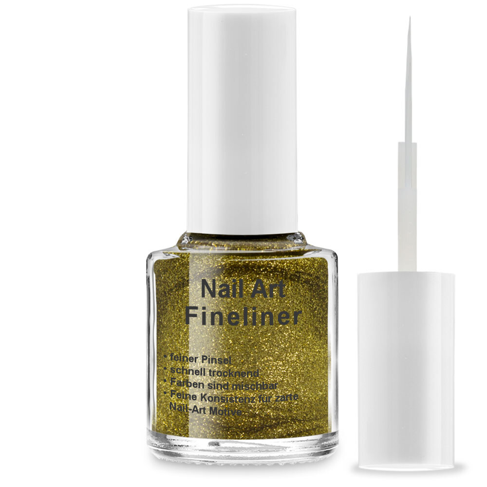 Nailart Fineliner Nr. 5010 - Glitter Dark Gold