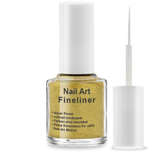 Nailart Fineliner Nr. 5012 - Glitter Gelb Gold