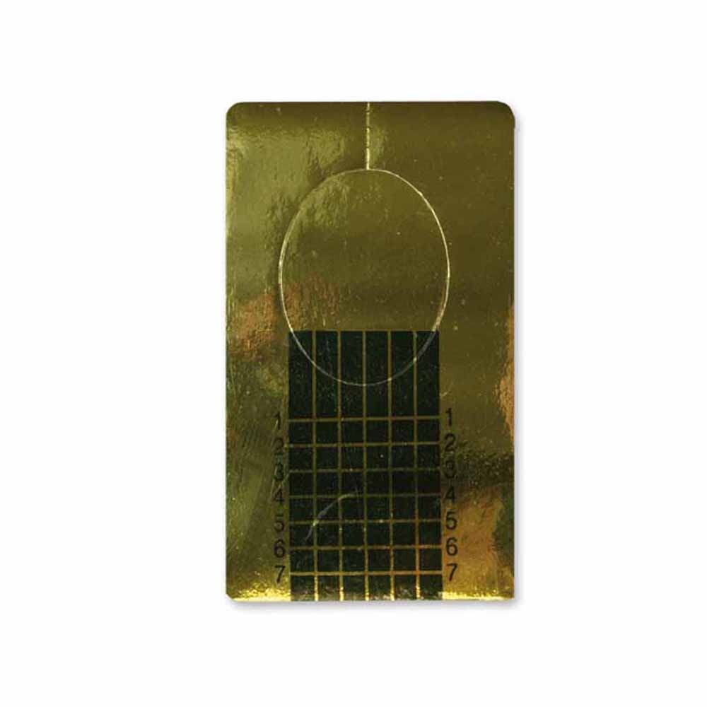 Schablone Gold lang - 100 Stück
