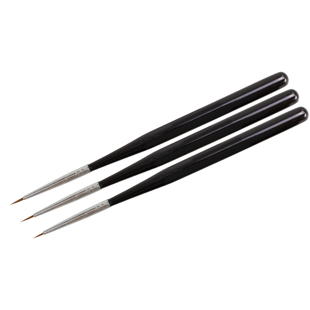 Nailart Pinsel Set ergonomic black