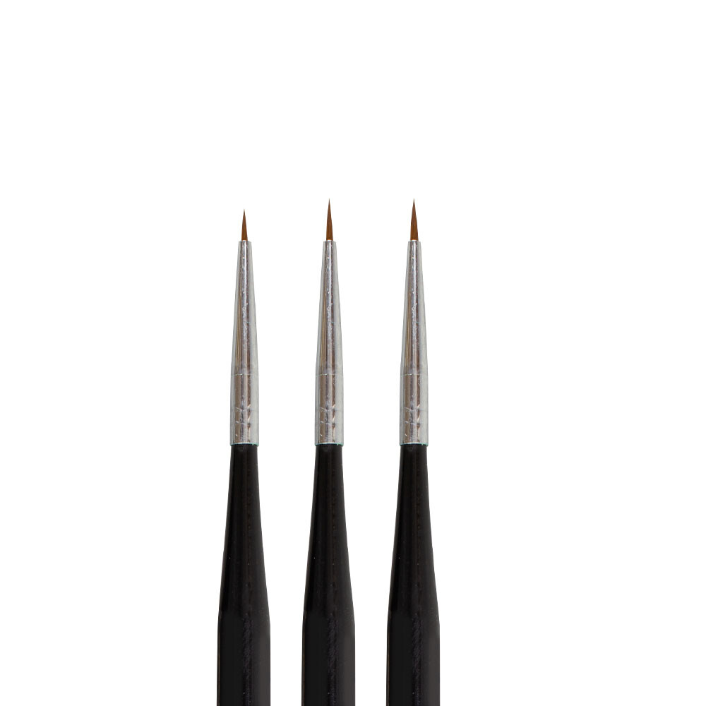 Nailart Pinsel Set ergonomic black