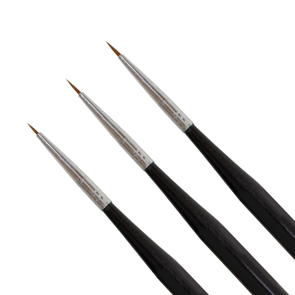 Nailart Pinsel Set ergonomic black