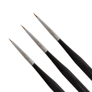 Nailart Pinsel Set ergonomic black