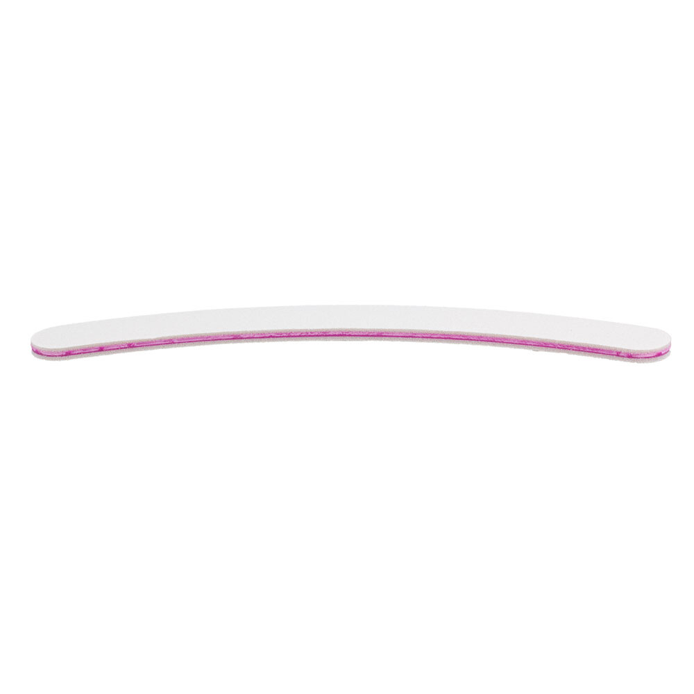 Nagelfeile - gebogen weiß (VPE: 5 Stück) K100-100