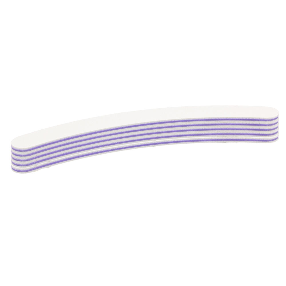 Nagelfeile - gebogen weiß (VPE: 5 Stück) K100-180