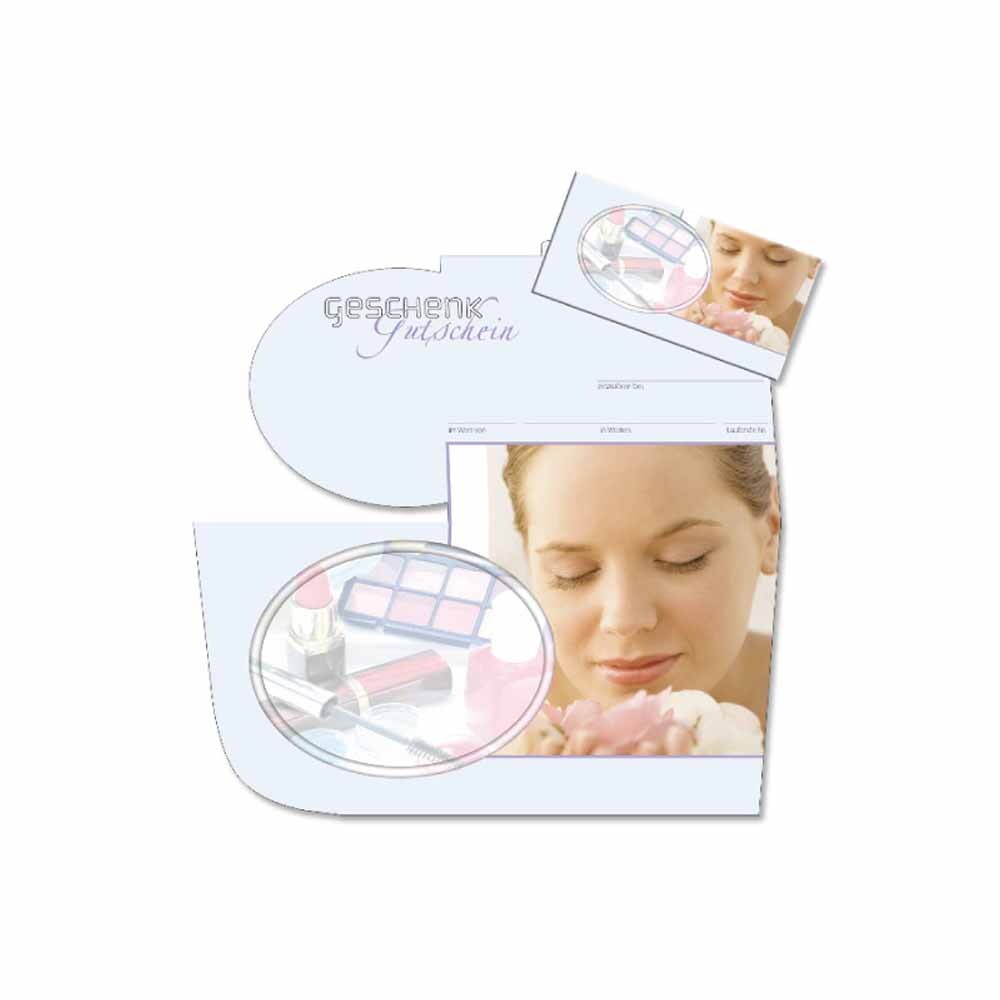 Geschenkgutschein Kosmetik oval