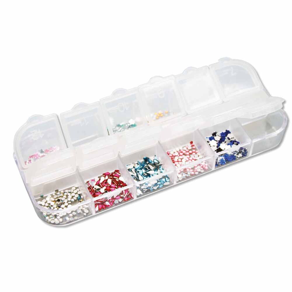 Nail Art Präsenter Box für Strasssteine small