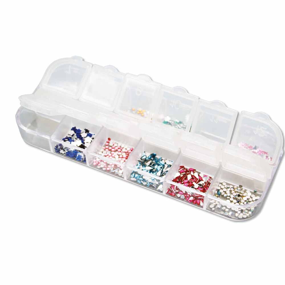 Nail Art Präsenter Box für Strasssteine small