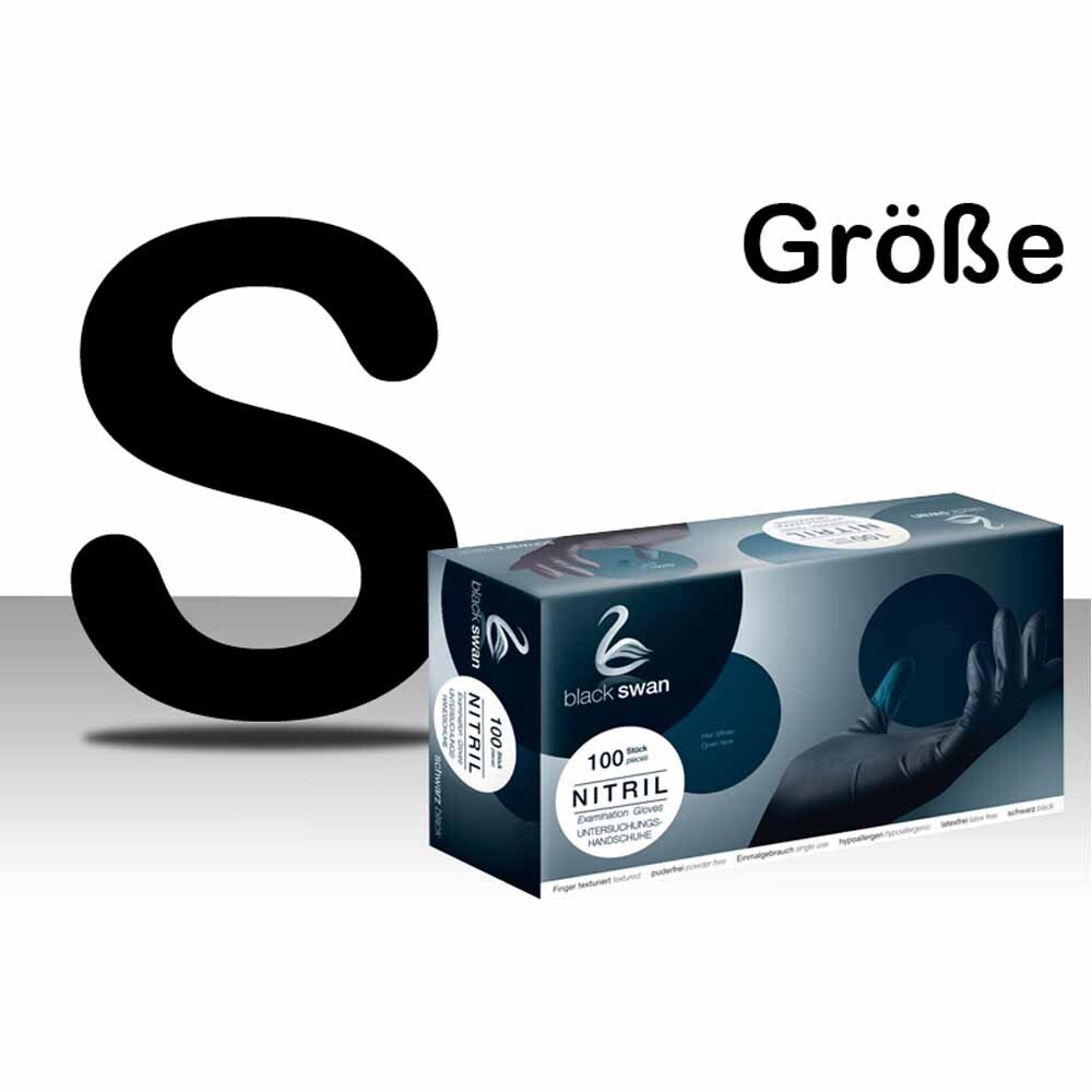 Nitrilhandschuhe Black Swan Größe S