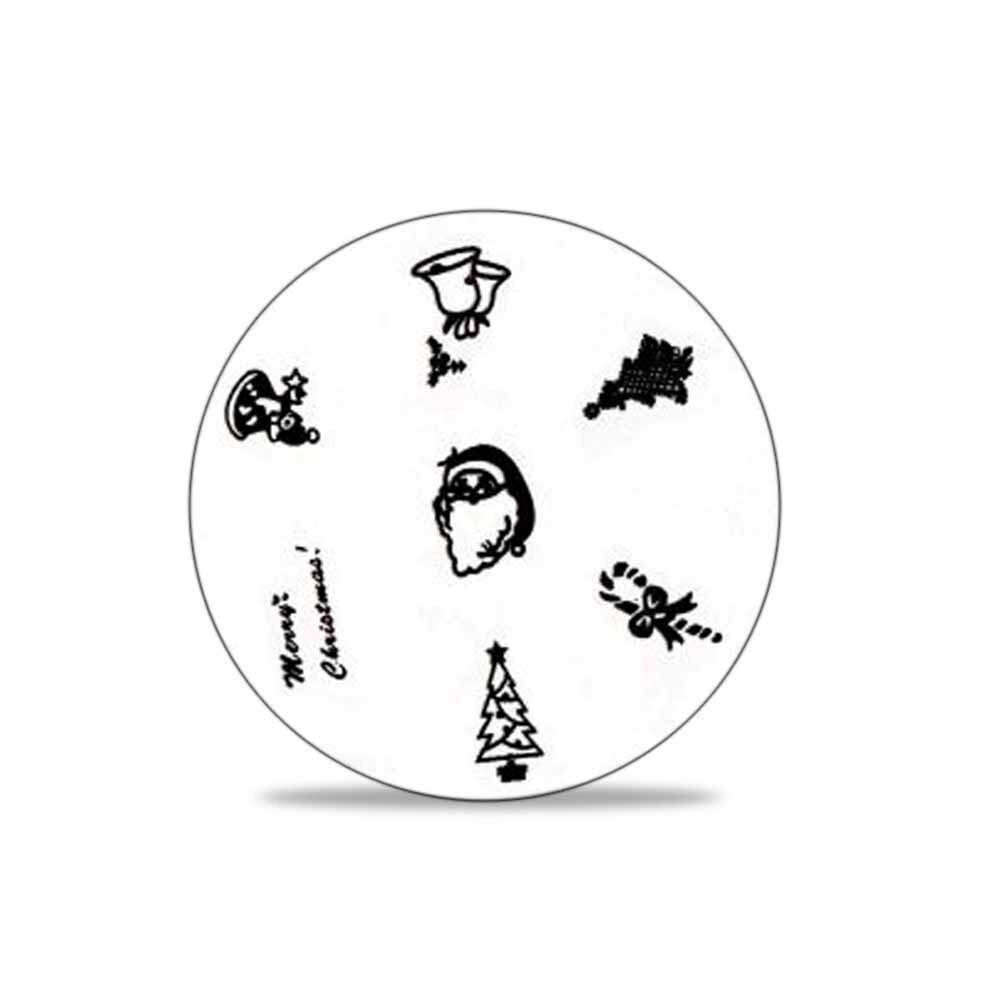 Stamping Schablone Weihnachten Motiv 01