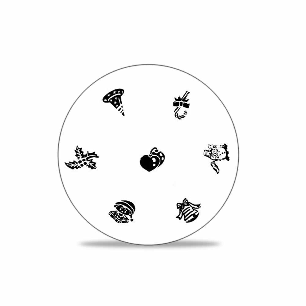Stamping Schablone Weihnachten Motiv 03