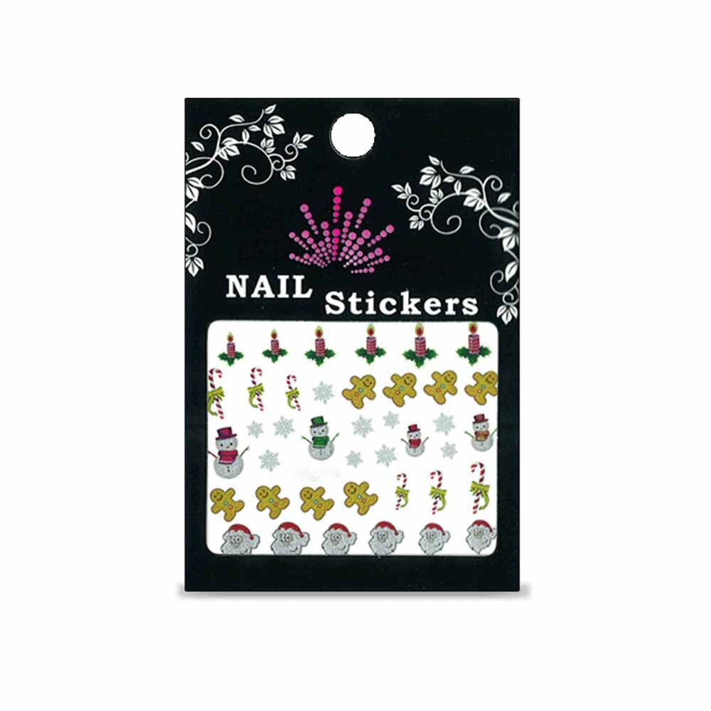 Sticker mit Nailart Weihnachtsmotiv 1103