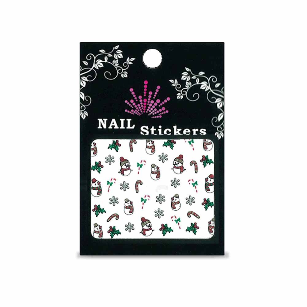 Sticker mit Nailart Weihnachtsmotiv 1201