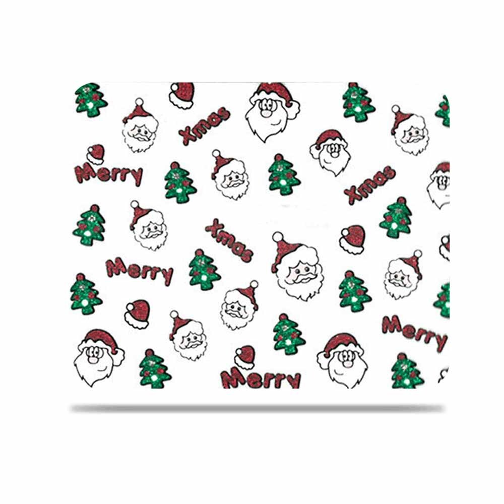 Sticker mit Nailart Weihnachtsmotiv 1202