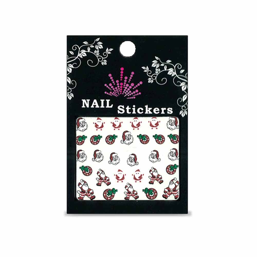 Sticker mit Nailart Weihnachtsmotiv 1203