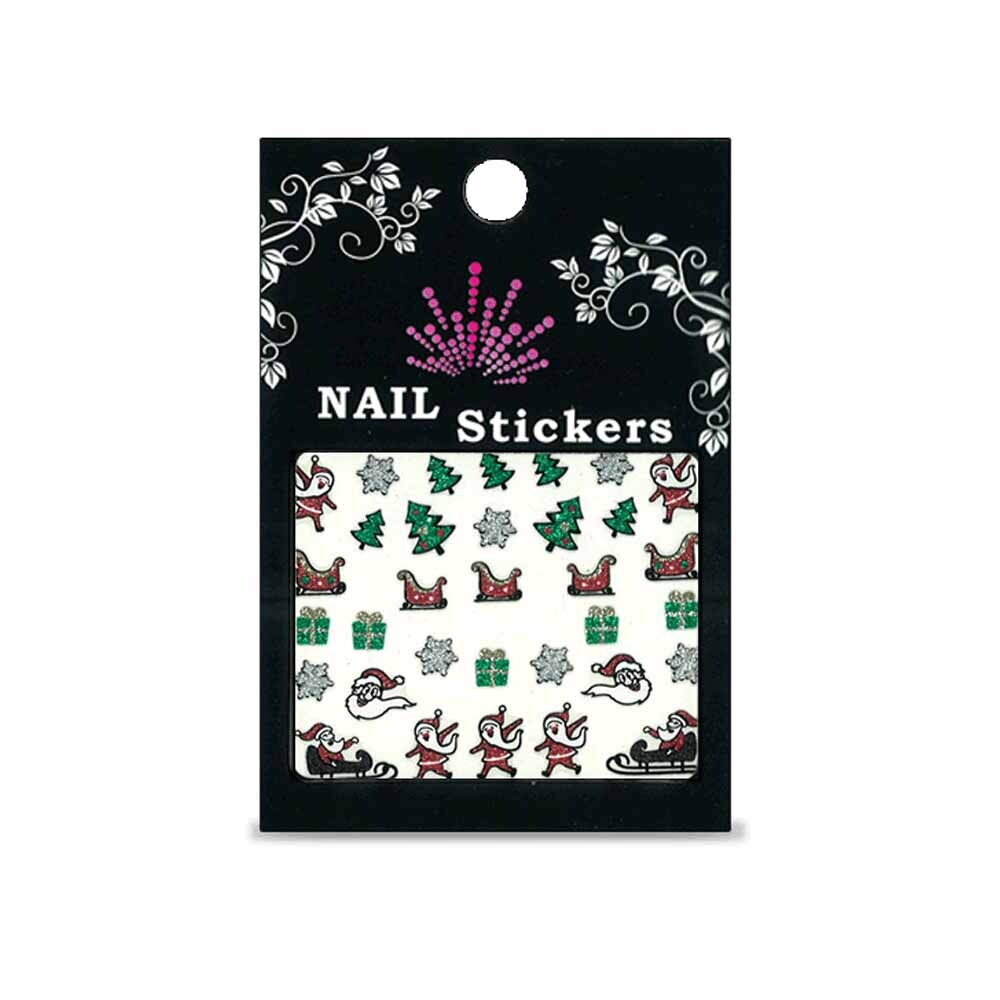 Sticker mit Nailart Weihnachtsmotiv 1204