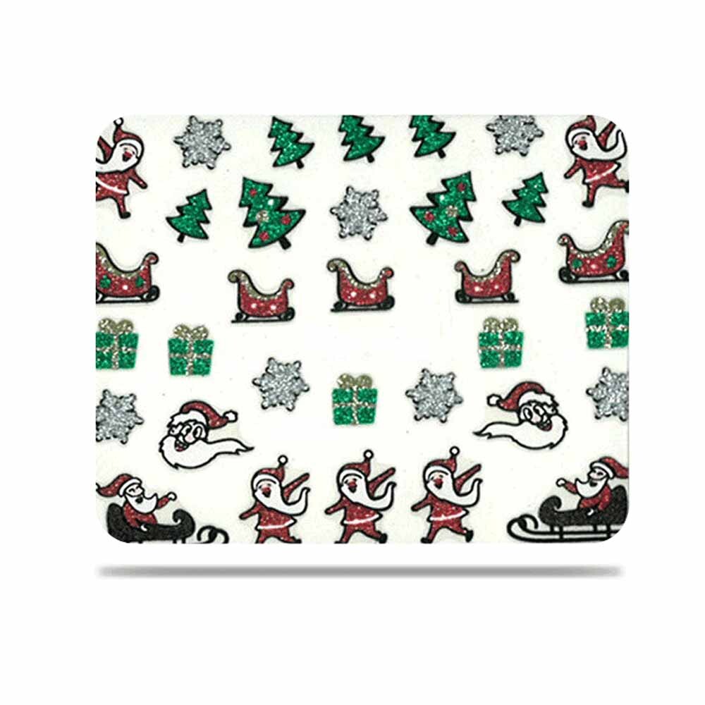 Sticker mit Nailart Weihnachtsmotiv 1204