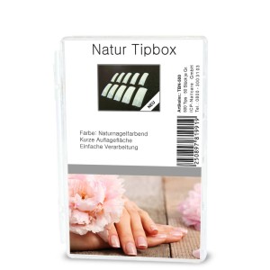 Natur Tipbox mit 500 Nageltips