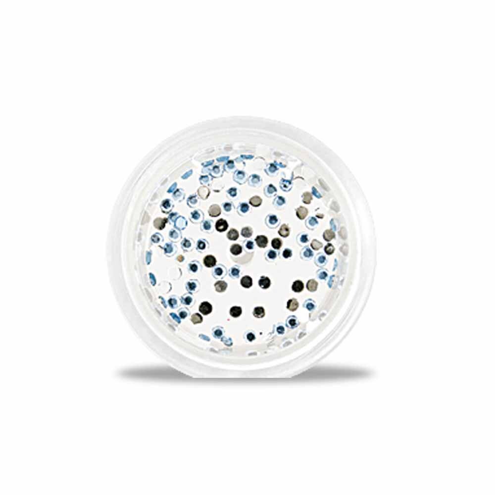Strasssteine rund 2,5mm hell blau
