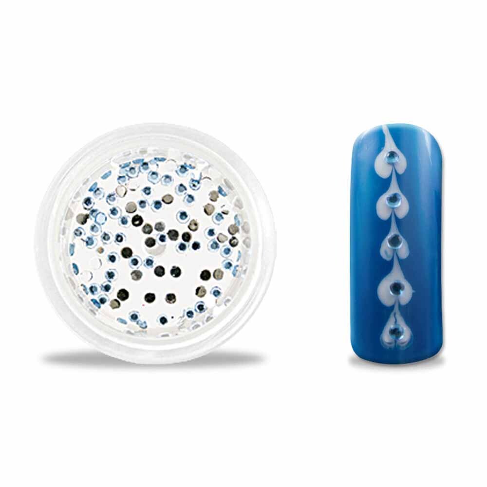 Strasssteine rund 2,5mm hell blau