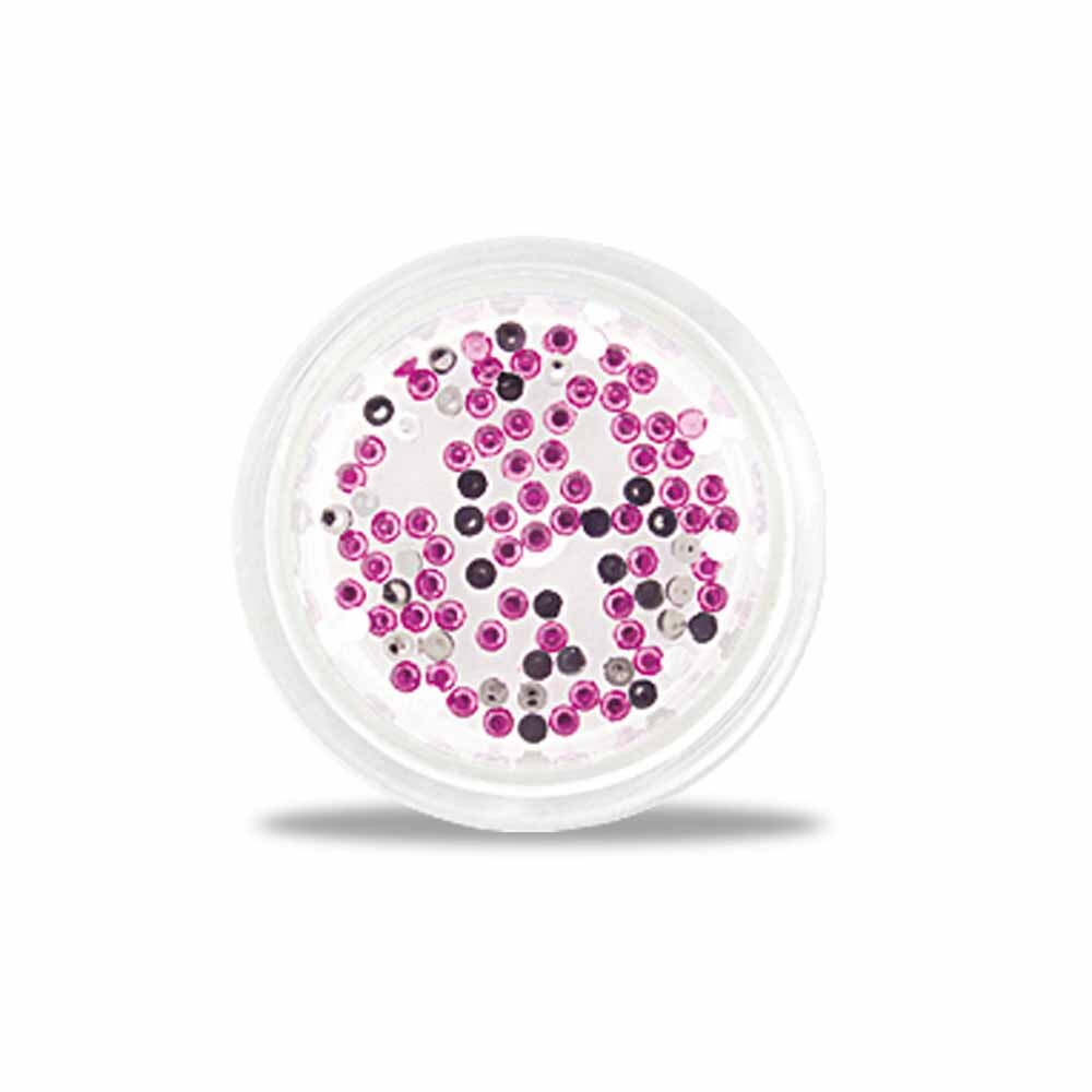 Strasssteine rund 2,5mm pink