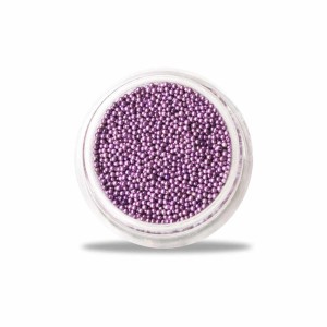 Micro Perlen Silver Color Lavendel