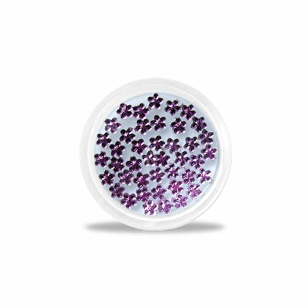 Strasssteine Blümchen hell violett