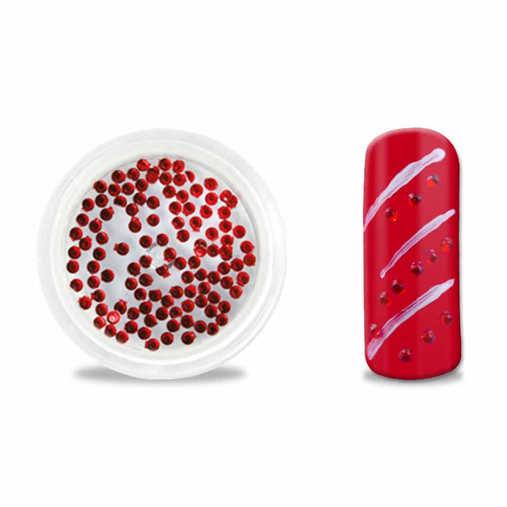 Strasssteine rund 1,5mm rot