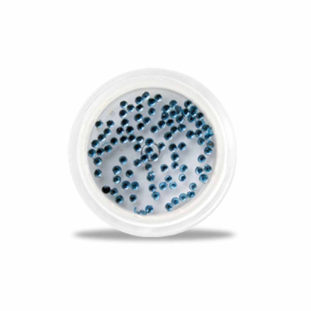 Strasssteine rund 1,5mm hell blau