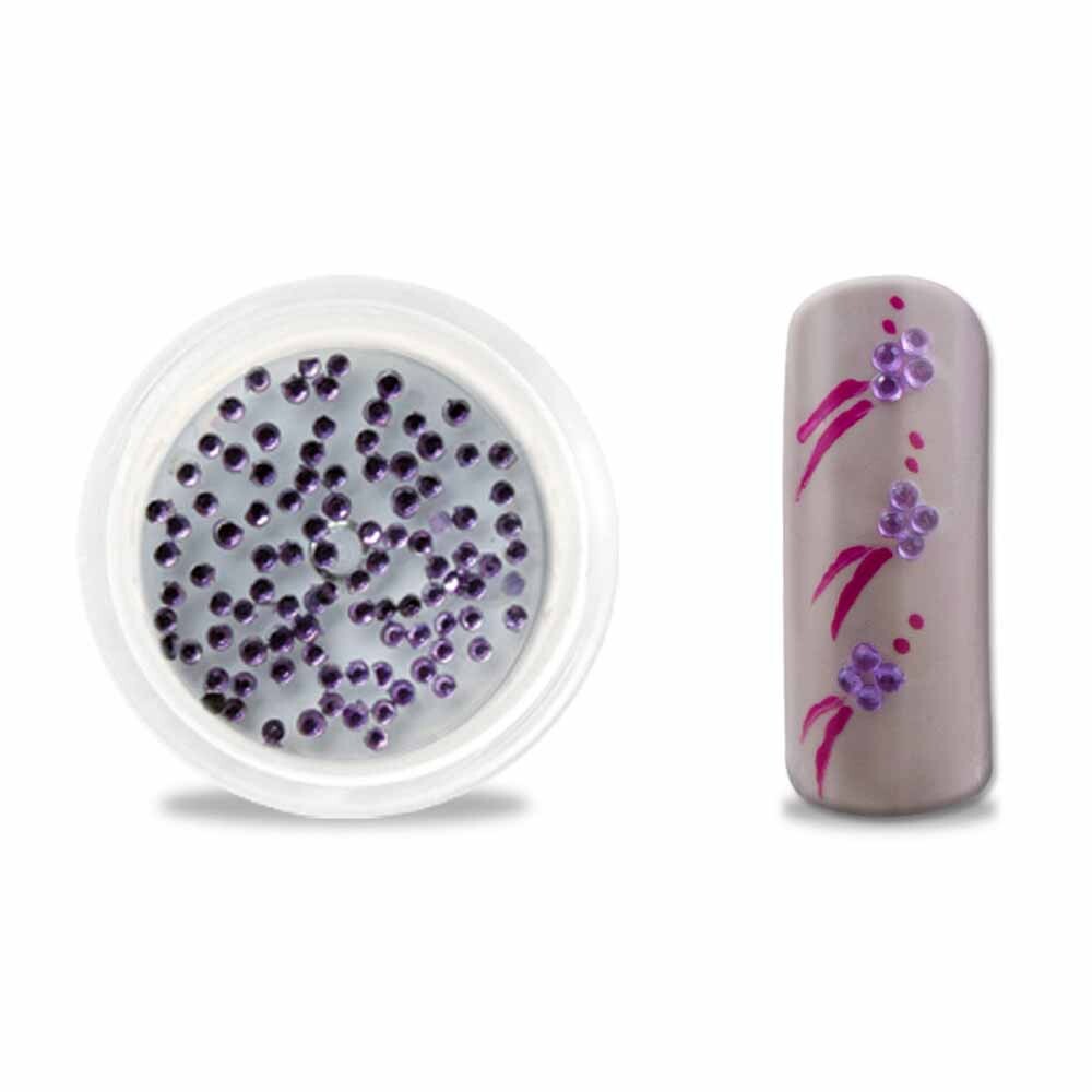 Strasssteine rund 1,5mm hell violett