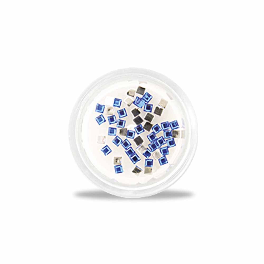 Strasssteine quadratisch royalblau