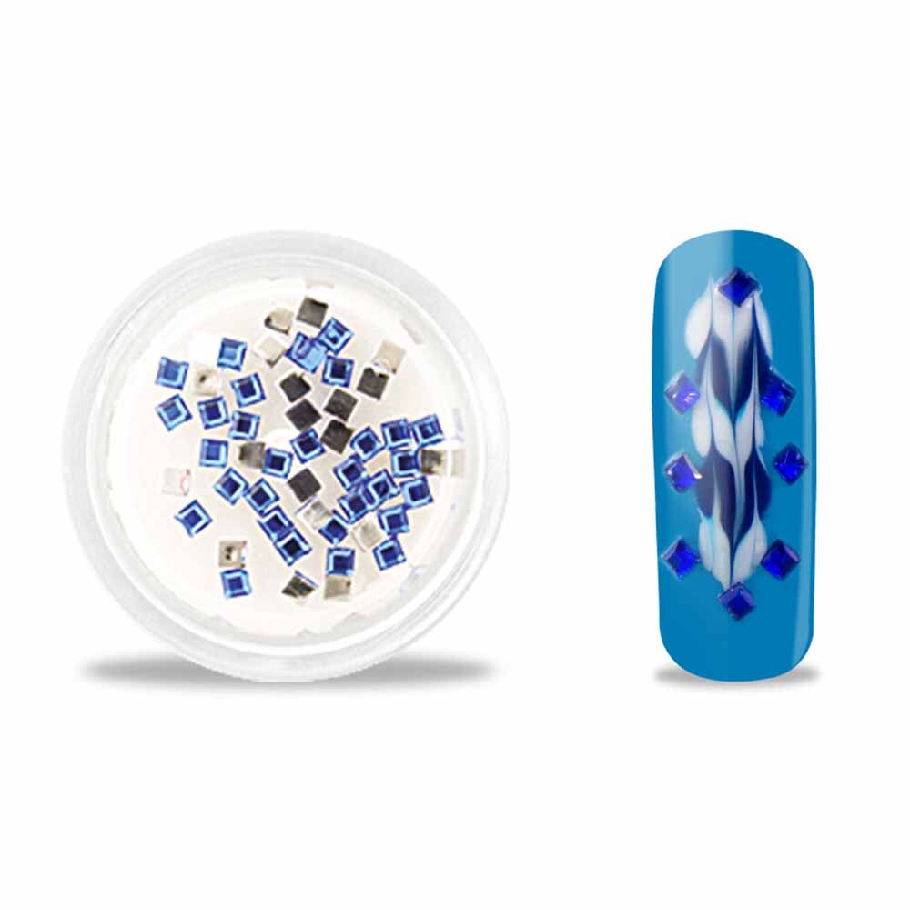 Strasssteine quadratisch royalblau