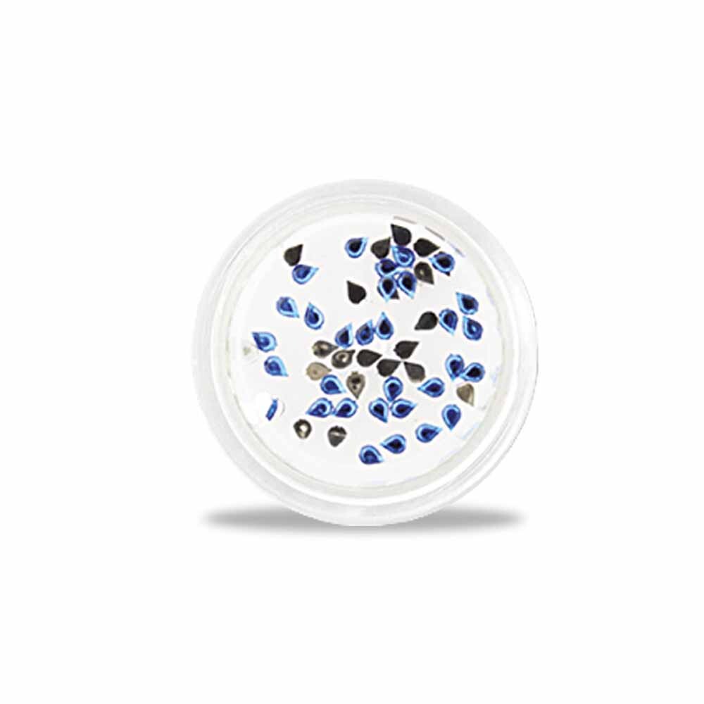 Strasssteine tropfenform royal blau